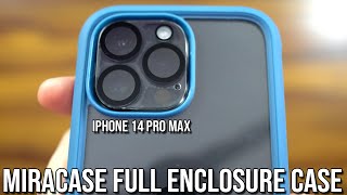 Miracase Glass Full Enclosure Case for iPhone 14 Pro Max [upl. by Aniroc]