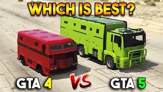 GTA 5 BRICKADE VS GTA 4 BRICKADE WHICH IS BEST [upl. by Noraa]