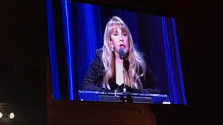 Stevie Nicks Acceptance Speech [upl. by Tarabar]