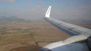 Landing in Alghero Sardinia on Ryanair [upl. by Steinway]