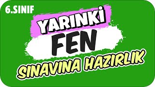 YARINKİ FEN SINAVINDA ÇIKAR ✍🏻 6 SINIF [upl. by Shoifet447]