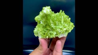 Green Tourmaline Cluster with Vittaniemiite  TourmalineBunch [upl. by Kafka]