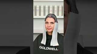 Natural Grey Hair Beautification Service  shorts  Goldwell Education Plus [upl. by Reddy]