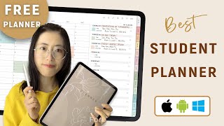 Best Student Digital Planner  FREE Goodnotes Student Planner [upl. by Kennard]