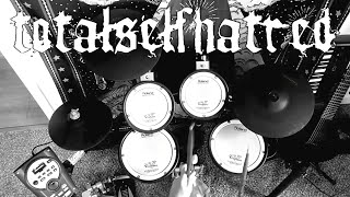 Totalselfhatred  Enlightment Drum Cover Depressive Black Metal [upl. by Nhtanhoj]