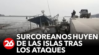 Evacuaciones urgentes en Corea del Sur tras los ataques de Corea del Norte [upl. by Balliol]