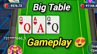 WINZO POKER  Big Table Gameplay 😍 [upl. by Lippold]