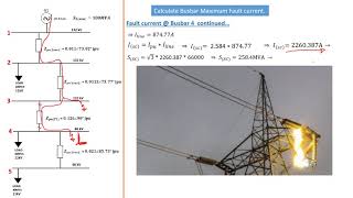 Busbar fault current Part 4b  Power System Network Design [upl. by Yrogerg]