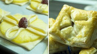 9 Puff Pastry Appetizers Recipes [upl. by Yromem70]