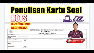 Cara membuat KARTU SOAL di kurikulum MERDEKA evaluasipembelajaran Kartusoal [upl. by Ailev]