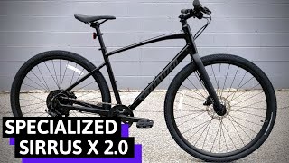 Gravel Hybrid Bike Specialized Sirrus X 20 Fitness Hybrid Bike Wide Tires Feature Review ampWeight [upl. by Narmi938]