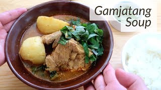 How to make Gamjatang Spicy Pork Bone Soup [upl. by Xavler]