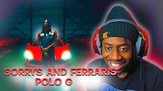 THE BOY BACK  Polo G  Sorrys amp Ferraris Official Video  Reaction [upl. by Asiek]