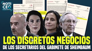 Los negocios de los secretarios de Sheinbaum  La desbandada en la SCJN [upl. by Ayotas163]