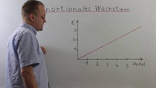 Proportionales Wachstum 9 Klasse [upl. by Orose]