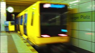 🚇 BVG IK departing STRAUSBERGER PLATZ Berlin UBahn [upl. by Pomfret]