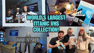 FIRST EVER Tour House of T Worlds Largest Collection of Titanic on VHS with TitanicFan97 [upl. by Mintun]