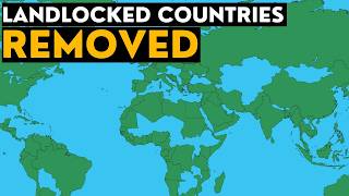 What If You Removed All Landlocked Countries [upl. by Nameloc]