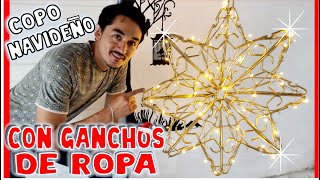 COPO O ESTRELLA NAVIDEÑA  ADORNO NAVIDEÑO DE HOGAR  PARA NAVIDAD [upl. by Farmann612]