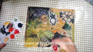 CUADROS CON SERVILLETAS DE DECOUPAGE [upl. by Malet667]