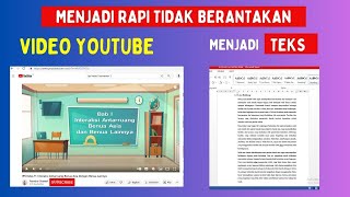 Cara mudah Merangkum Video Menjadi Teks dengan Desgrabador dengan Cepat dan Rapi [upl. by Rialcnis]