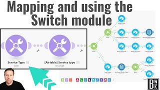 Mapping record IDs and using the Switch module in your system automation scenario builder Makecom [upl. by Odnavres791]