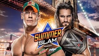 WWE Summerslam 2015 Official Match Card HD [upl. by Fanchon]