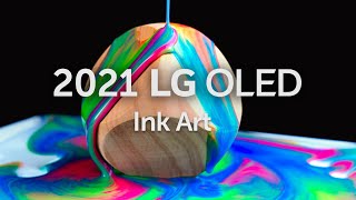 2021 LG OLED l Ink Art 4K HDR 60fps [upl. by Aidnac]