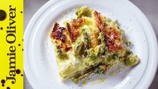 Summer Vegetable Lasagne  Jamie Oliver [upl. by Orling]