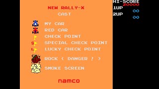 New Rally X BGM Medley arcade game music [upl. by Ssilb729]