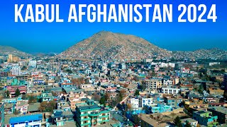 Kabul City 2024  Afghanistan 4K Cinematic Drone Video   شهر کابل [upl. by Asseret]