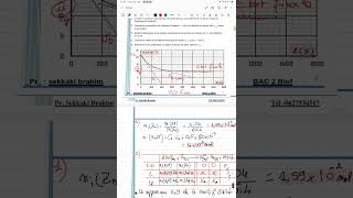 EXERCICE2  la vitesse volumique de la réaction Courbe conductivite [upl. by Alleciram]