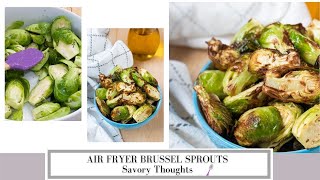 AIR FRYER BRUSSEL SPROUTS [upl. by Ruiz]