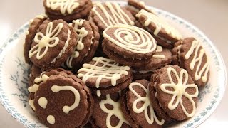 Versierde chocoladekoekjes van Saakje [upl. by Thatcher447]