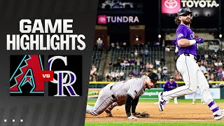 Dbacks vs Rockies Game Highlights 91624  MLB Highlights [upl. by Arlen]