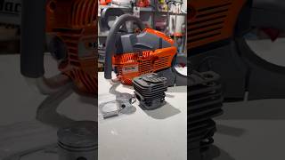 stihl chainsaw automobile бензопилы OleoMac GSH 56woodworking [upl. by Eenor]