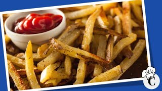 Crispy OvenBaked French Fries  An Easy Healthy Recipe [upl. by Ennairej]