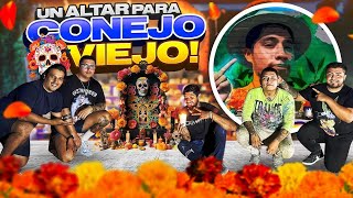 🎃HICIMOS UN ALTAR AL MURAL DE CONEJO VIEJO CON EL CREW🔥 [upl. by Nov]