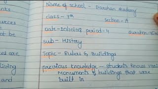 History lesson plan set lesson plan lesson plan on rulers and buildings bed lesson plan [upl. by Balch935]