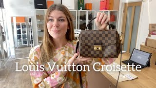 Louis Vuitton Croisette Bag Review [upl. by Okoyik390]