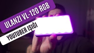 ULANZI VL120 RGB Youtuber Işığı İncelemesi 2022 ulanzi youtube ışık inceleme [upl. by Korb]