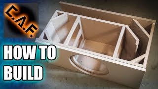 How to Build a Subwoofer Box [upl. by Arocal327]