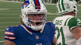 Josh Allens ninth TD pass of 24 puts Bills back in the lead vs Jets [upl. by Eddina]