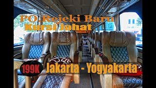 Bus Nyaman  Rejeki Baru Jakarta  Yogyakarta [upl. by Burkitt]