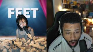 Streamers React To quotIm A Creepquot Nmplol Emiru Fanfan and more With Chat [upl. by Xenos280]