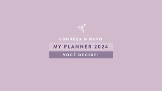 O MELHOR PLANNER 2024  My Planner  Você Decide [upl. by Larianna]