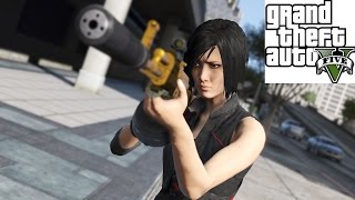 GTA 5Faith Connors Mirrors Edge Catalyst [upl. by Westlund]