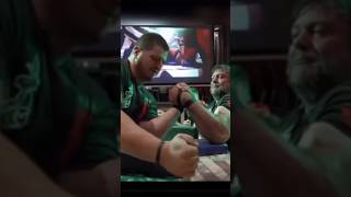 Devon larratt shows strength to the yordan tsonev armwrestling devonlarratt shorts [upl. by Devehcoy]