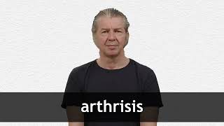 How to pronounce ARTHRITIS in American English [upl. by Ecirtaemed]