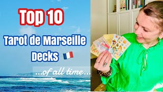 My TOP 10 Tarot de Marseille Decks  REVISITED March 2023 [upl. by Ysirhc]